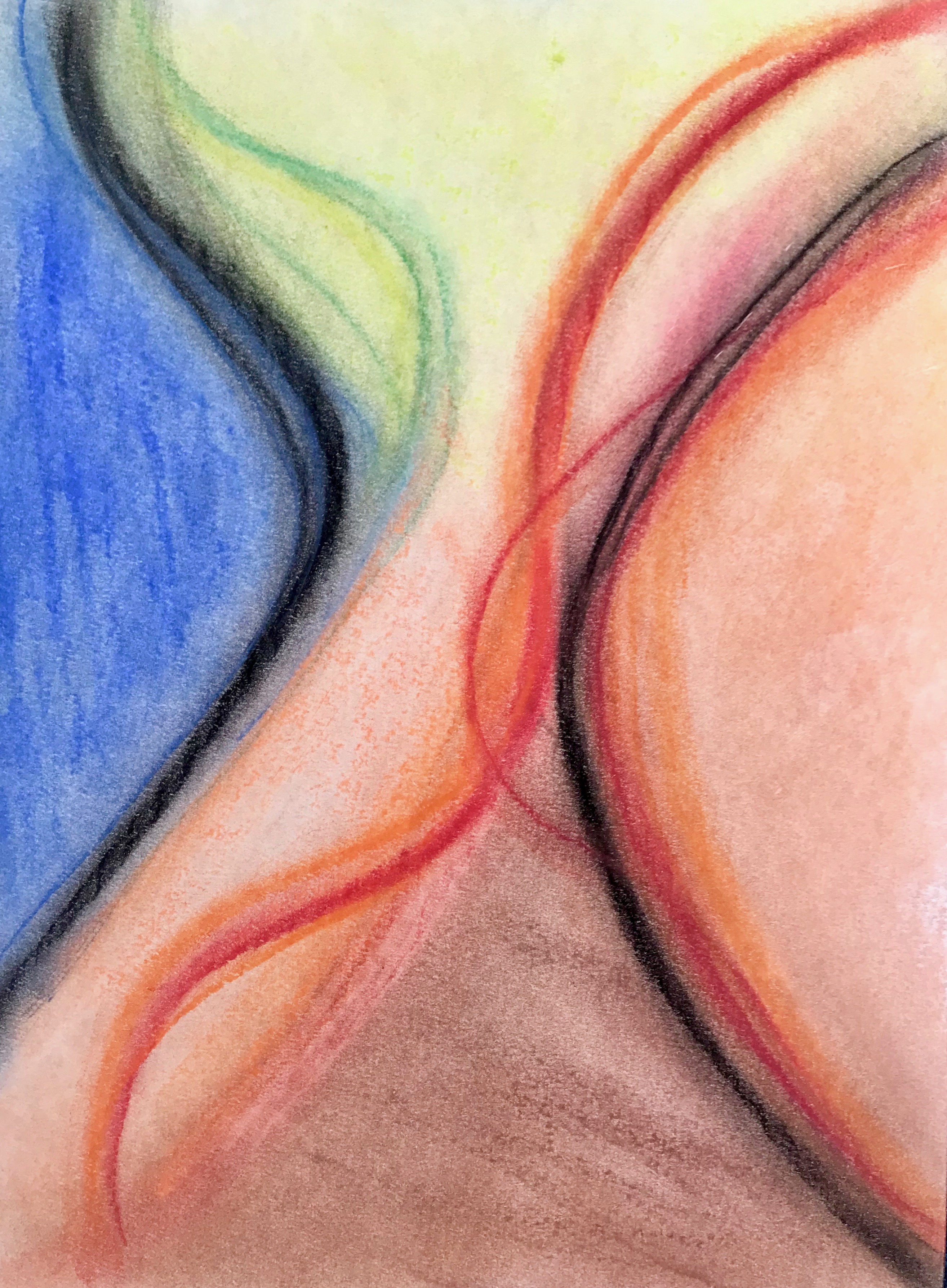 9" x 12" pastel on watercolor paper
by Tiffany Arp Daleo